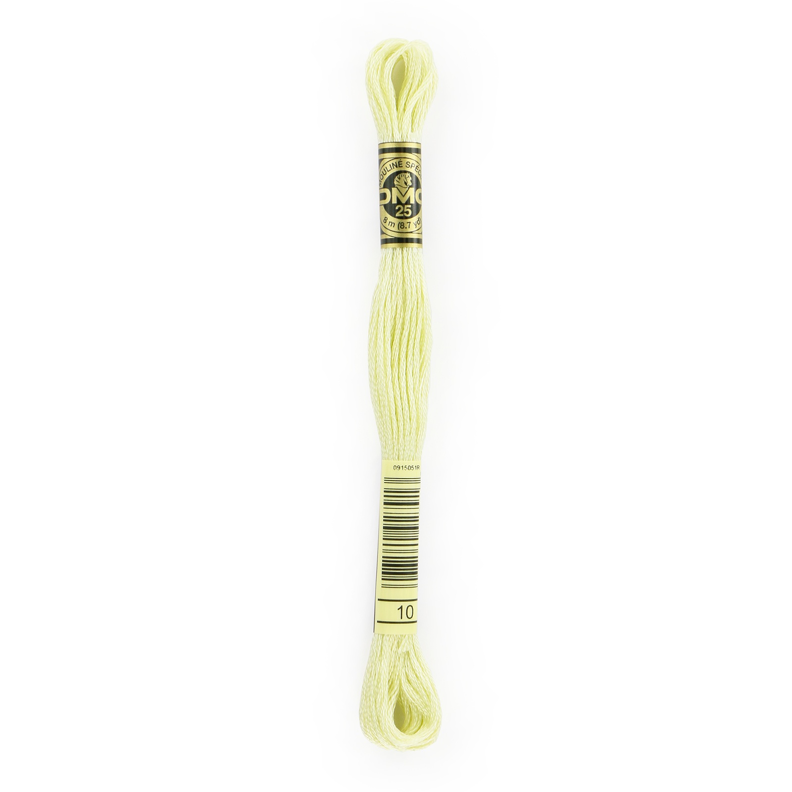 DMC 6-Strand Embroidery Cotton 8.7yd Very Light Tender Green