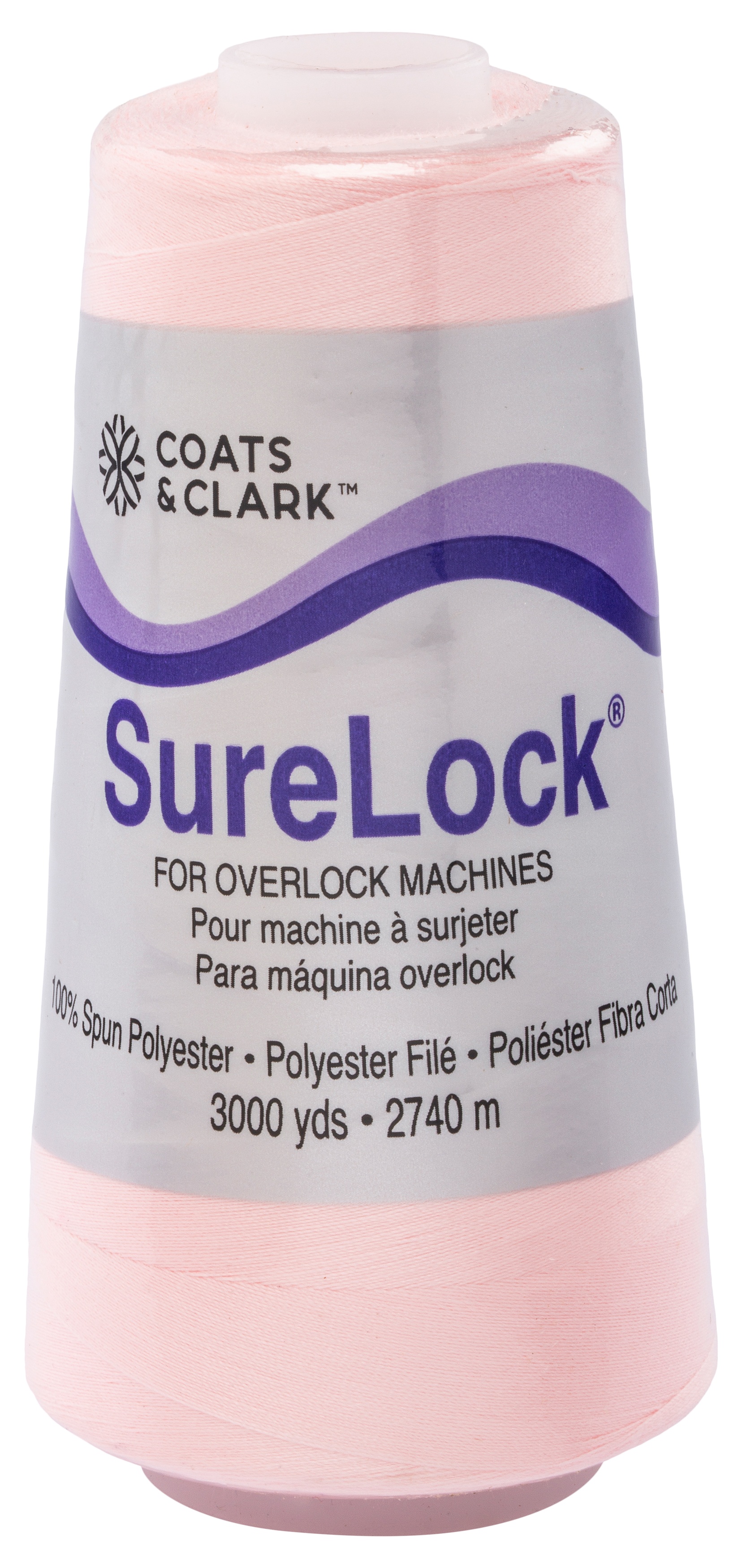 Surelock Overlock Thread 3,000yd Pink
