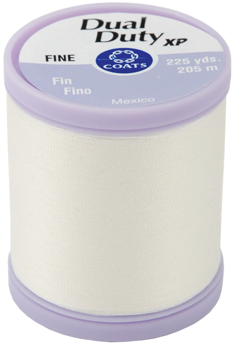 Dual Duty XP Fine Thread 225yd White