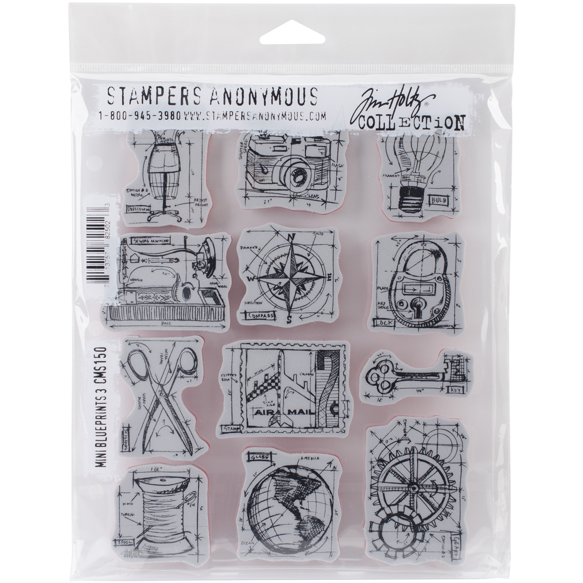 Tim Holtz Cling Stamps 7