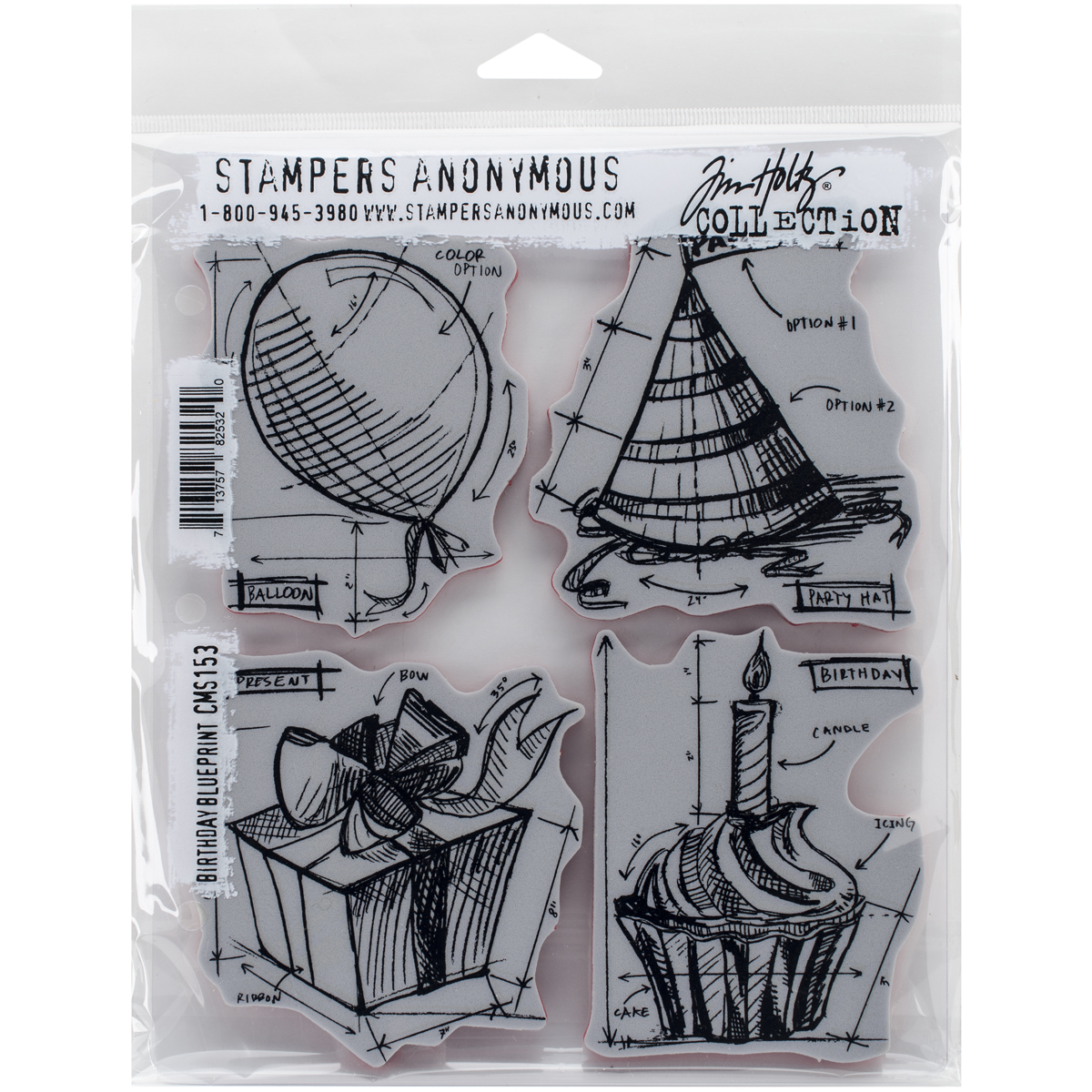 Tim Holtz Cling Stamps 7