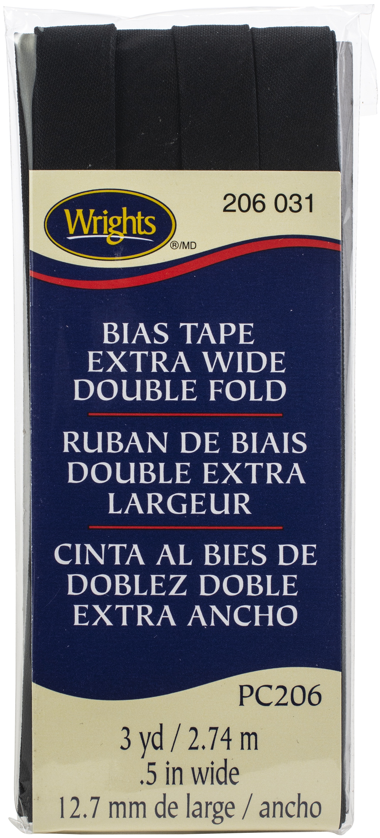 Double Fold Bias Tape 1/2