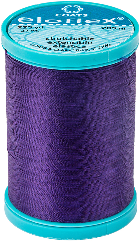 Eloflex Stretch Thread 225yd Purple