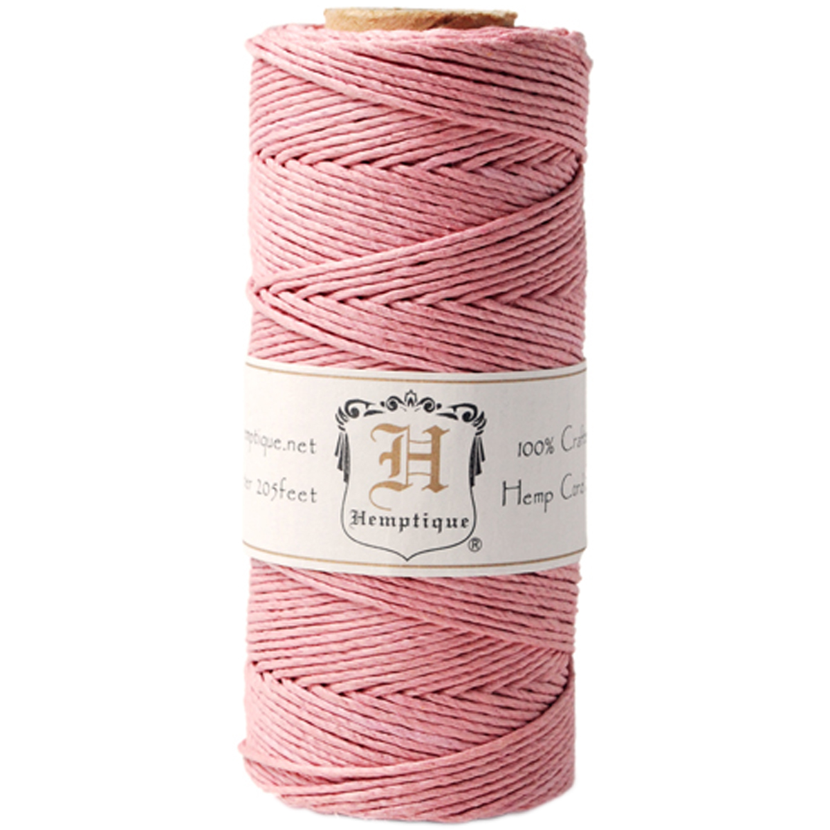 Hemp Cord Spool 20lb 205' Dusty Pink