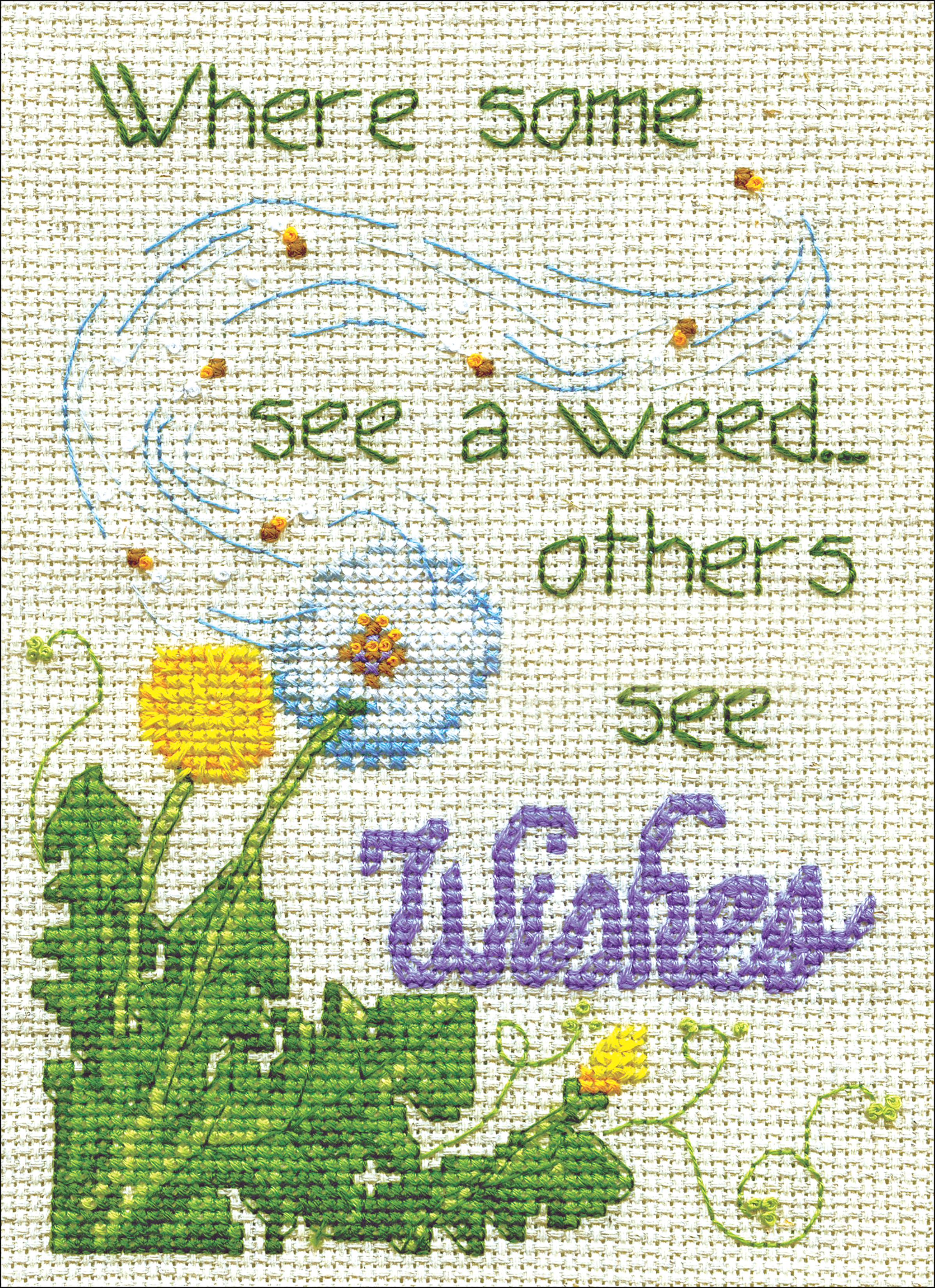 Dandelion Wishes Counted Cross Stitch Kit 5