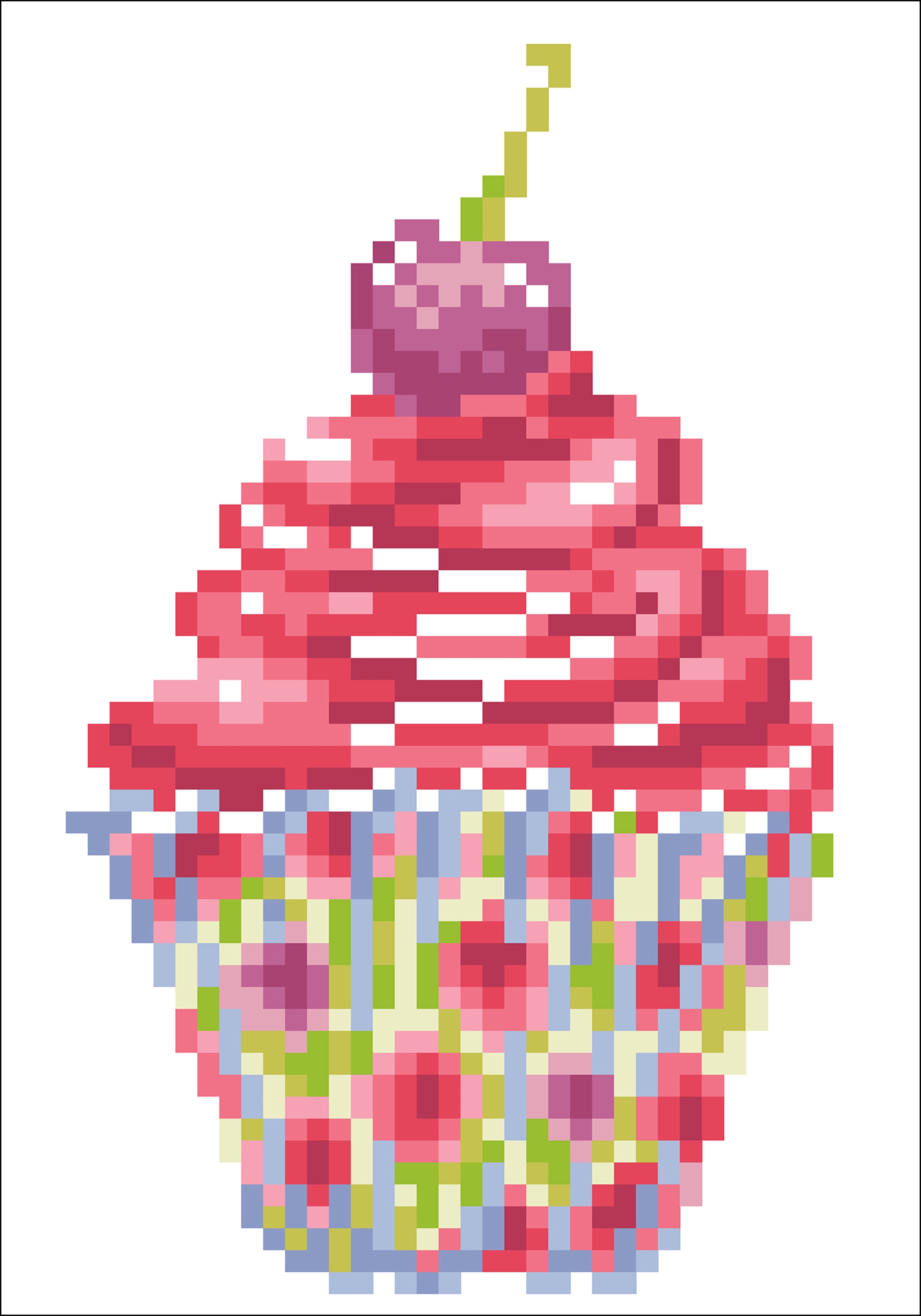 Diamond Dotz Diamond Embroidery Facet Art Greeting Card Kit Cupcake Thank You