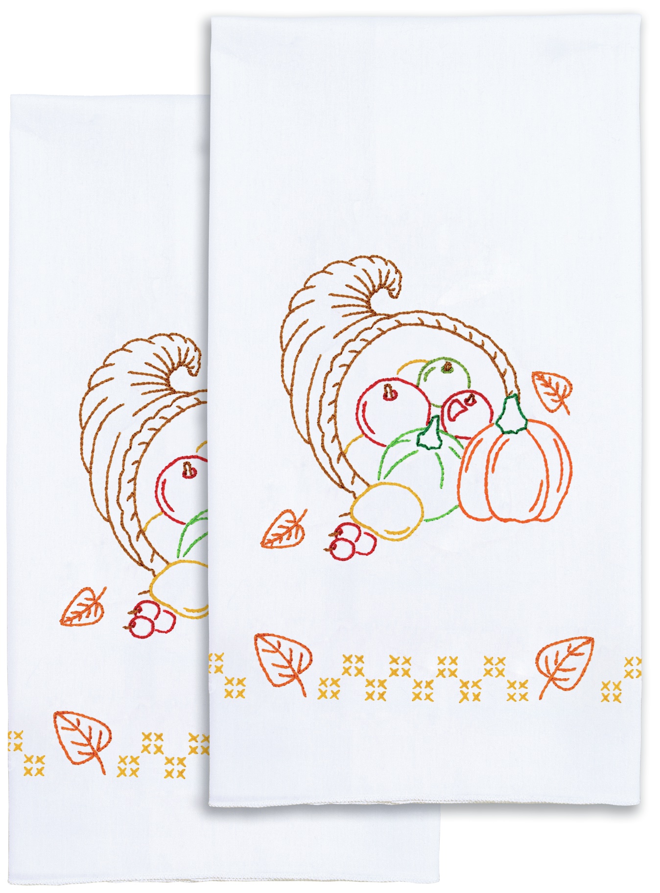 Jack Dempsey Stamped Decorative Hand Towel Pair 17