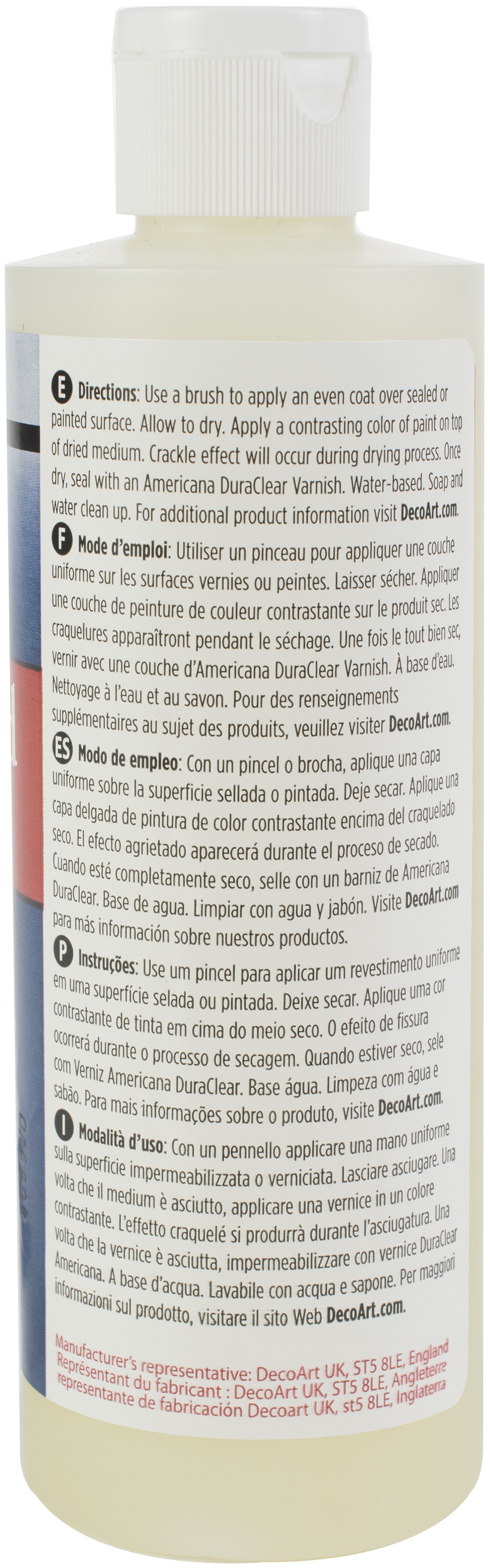 Weathered Wood Crackling Medium 8oz Brown