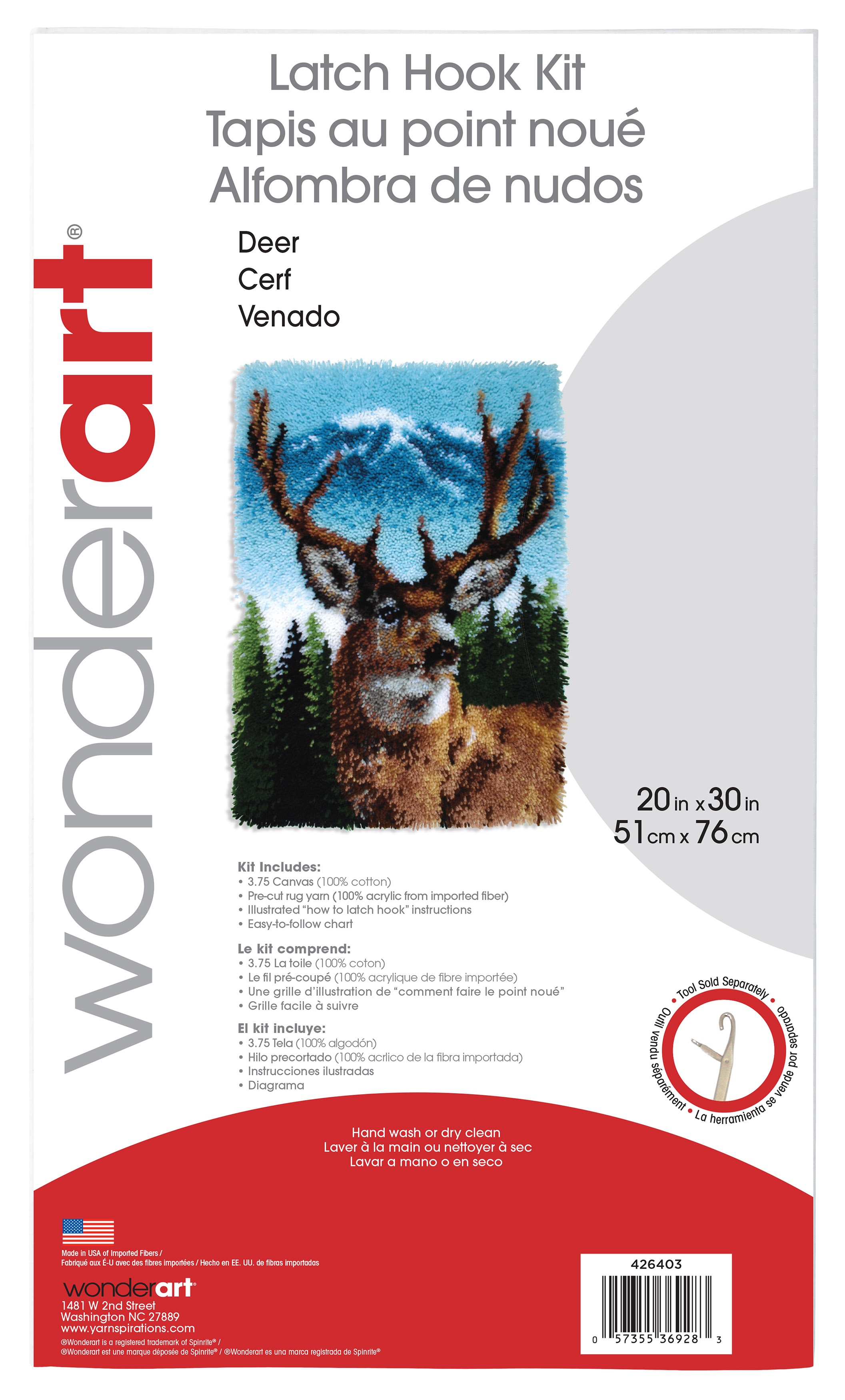 Wonderart Classic Latch Hook Kit 20