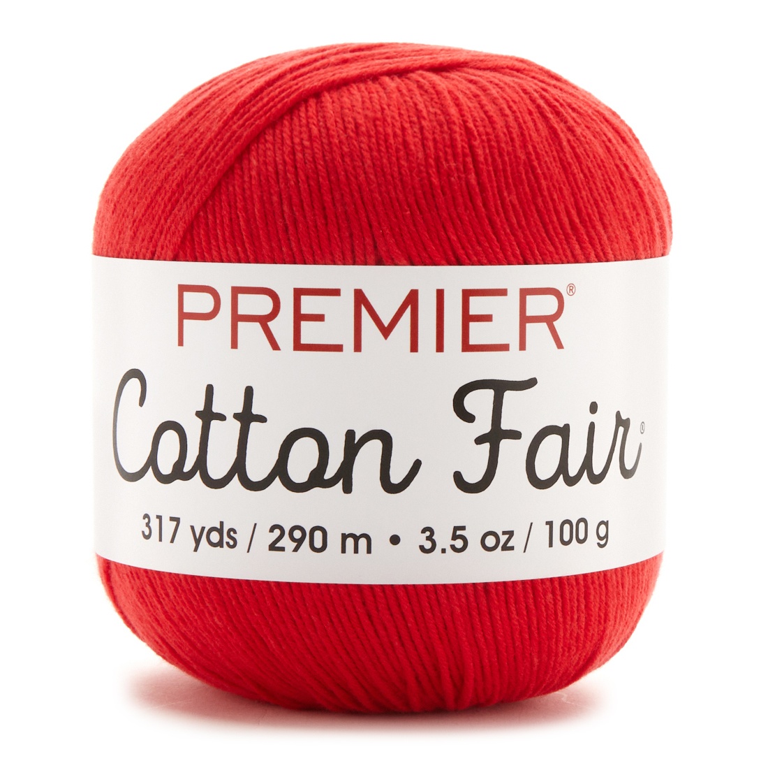 Cotton Fair Solid Yarn Red