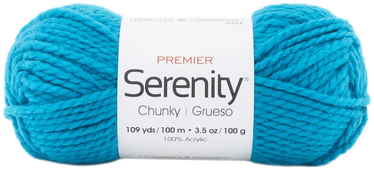 Premier Serenity Chunky Yarn - Solid Teal