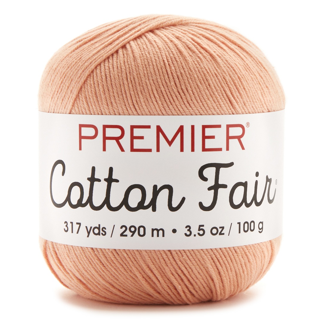 Premier Yarns Cotton Fair Solid Yarn Coral