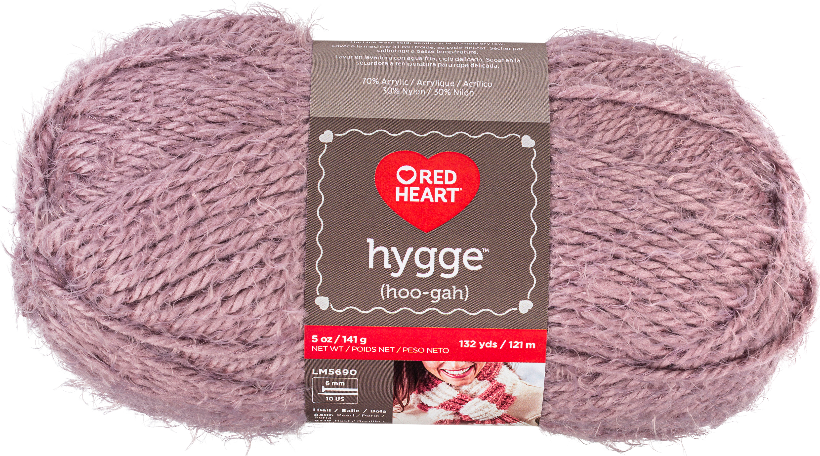 Red Heart Hygge Yarn Lavender