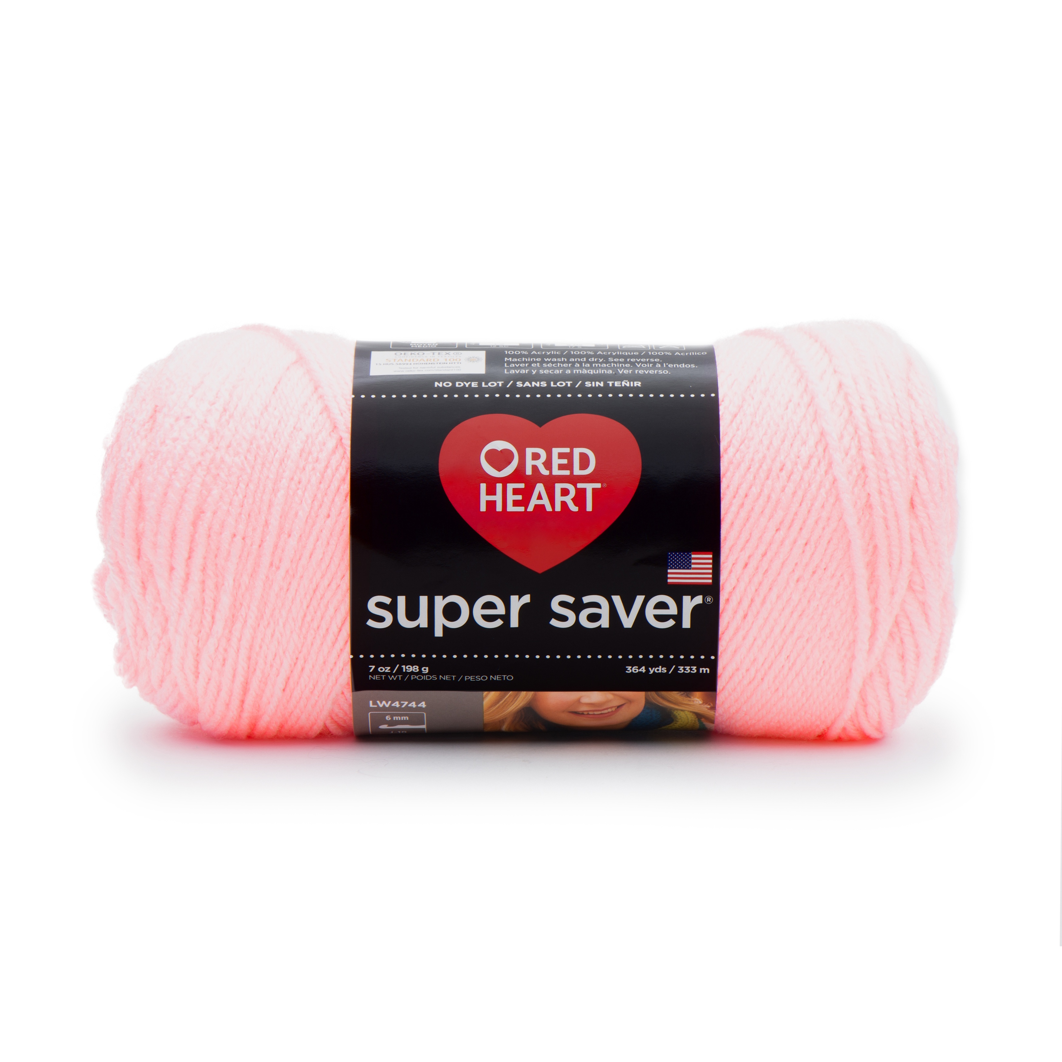 Red Heart Super Saver Yarn Petal Pink