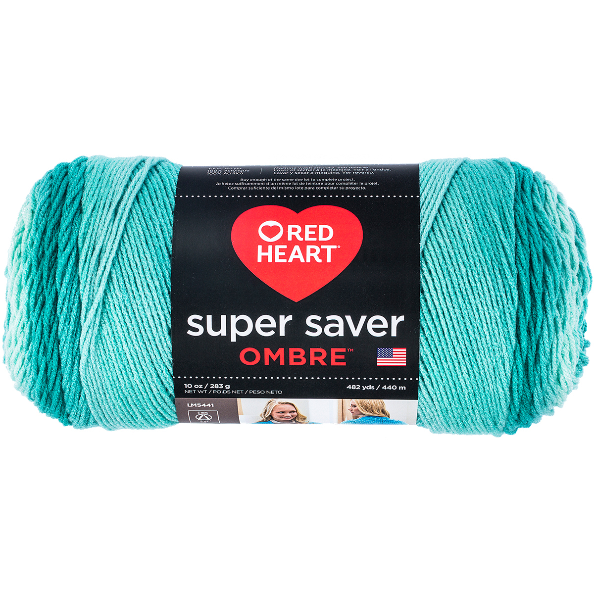 Red Heart Super Saver Ombre Yarn Spearmint