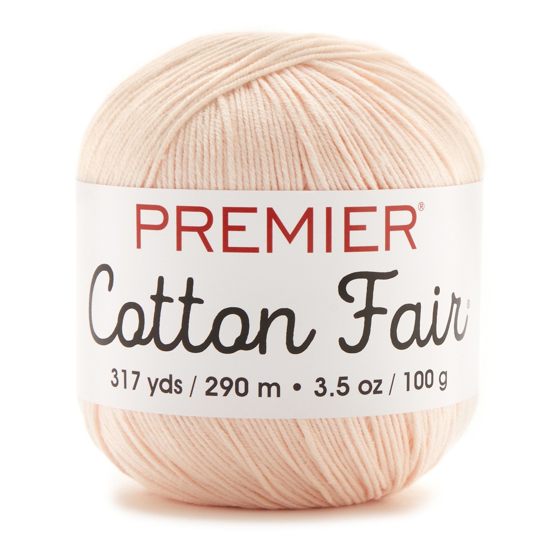 Premier Yarns Cotton Fair Solid Yarn Blush