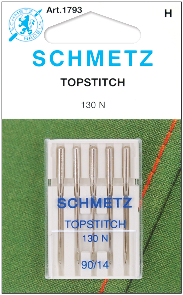 Topstitch Machine Needles Size 14/90 5/Pkg