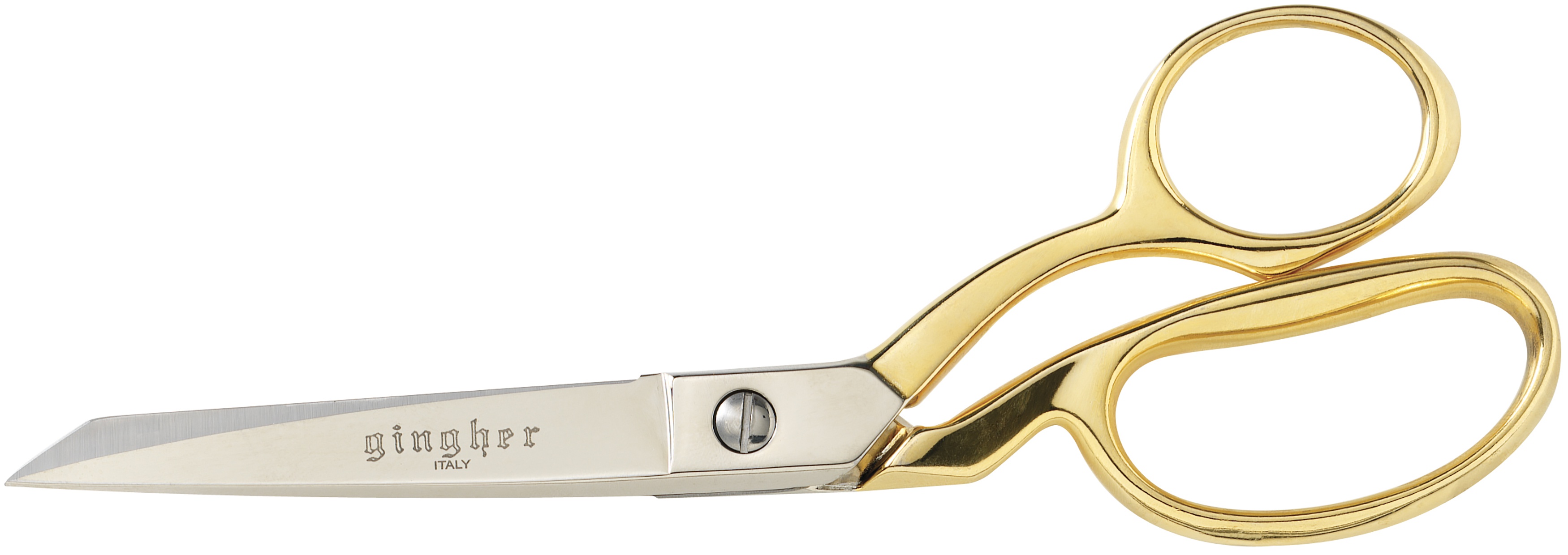 Gold Handle Knife Edge Bent Shears 8
