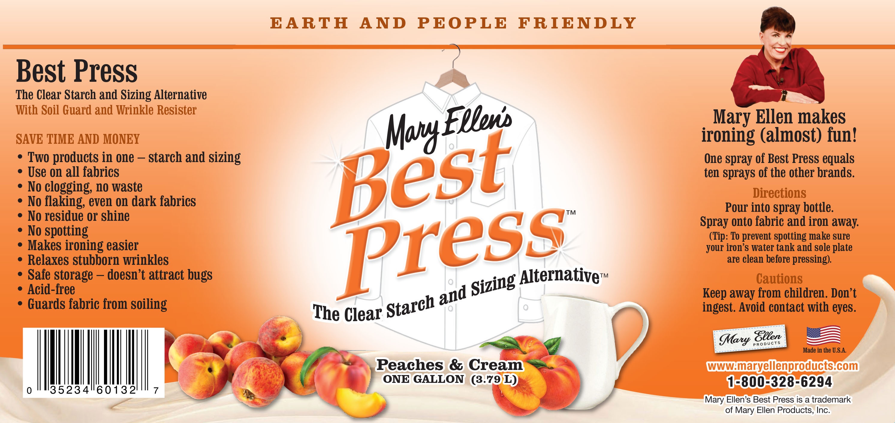 Mary Ellen's Best Press Refills 1gal Peaches & Cream