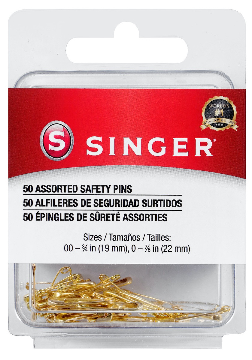 Safety Pins Sizes 00 & 0 50/Pkg