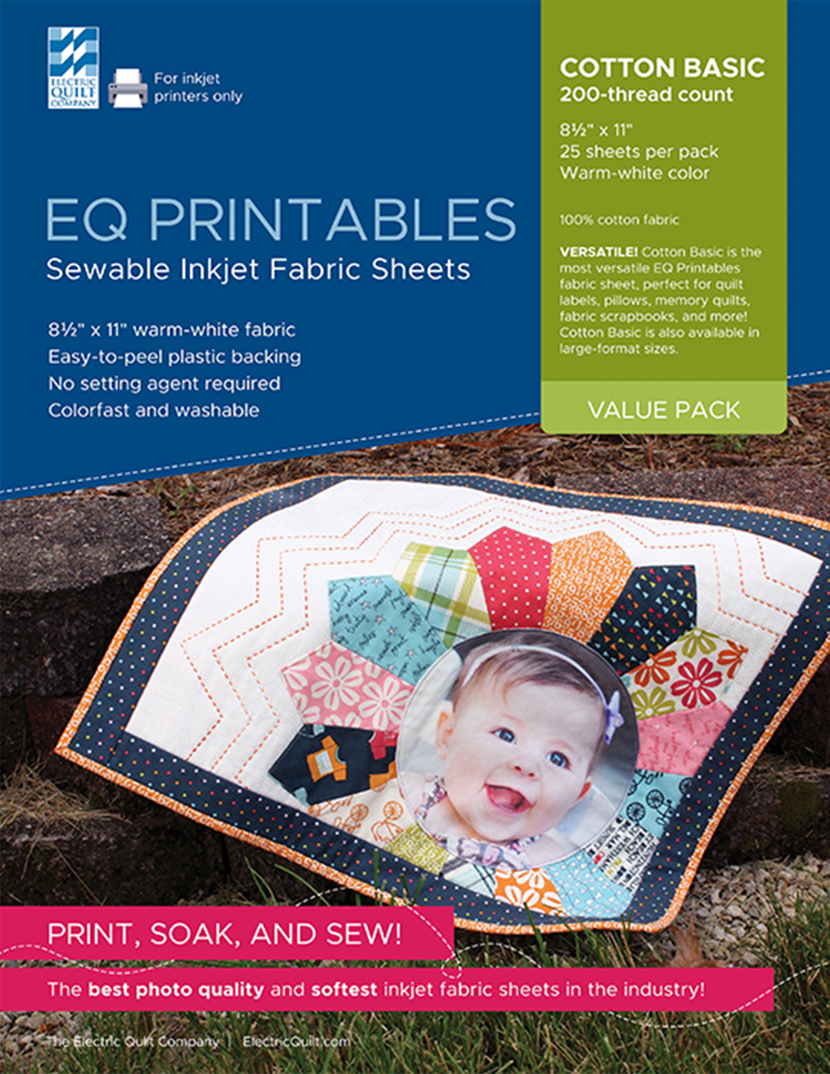 Inkjet Printable Fabric Sheets 8.5