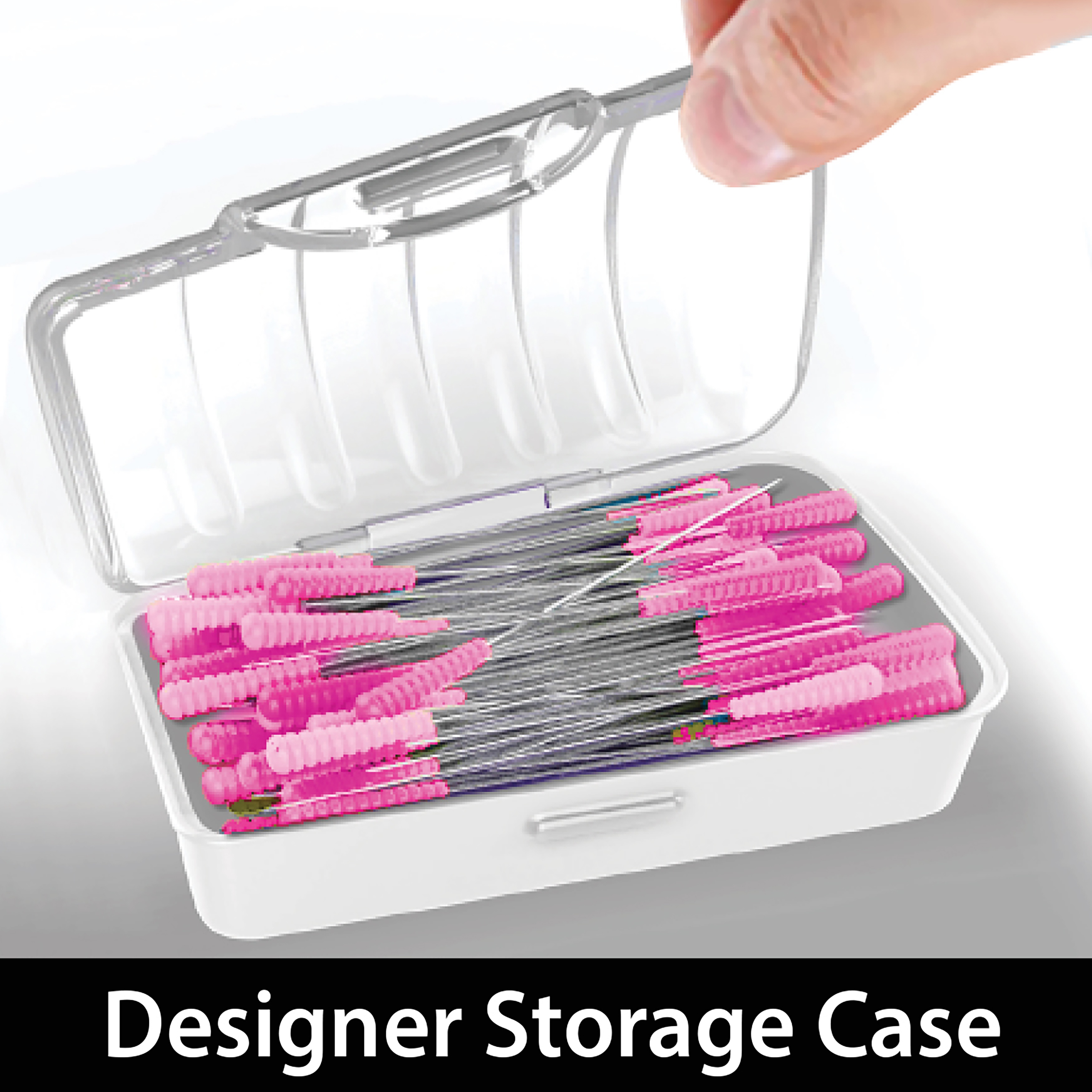 Taylor Seville Magic Pins - Extra Long Pink 100/Pkg