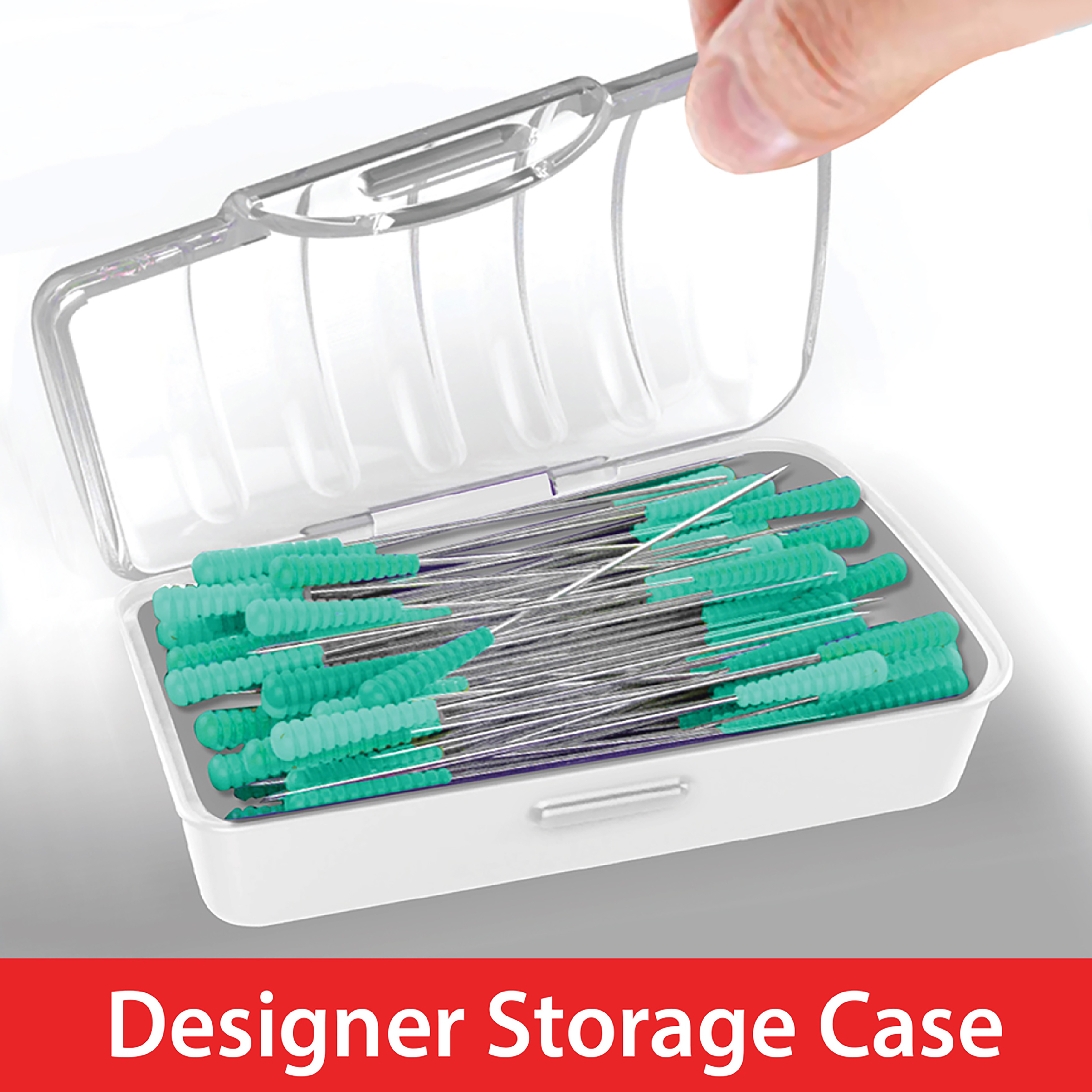 Taylor Seville Magic Pins - Patchwork Extra Fine Green 100/Pkg