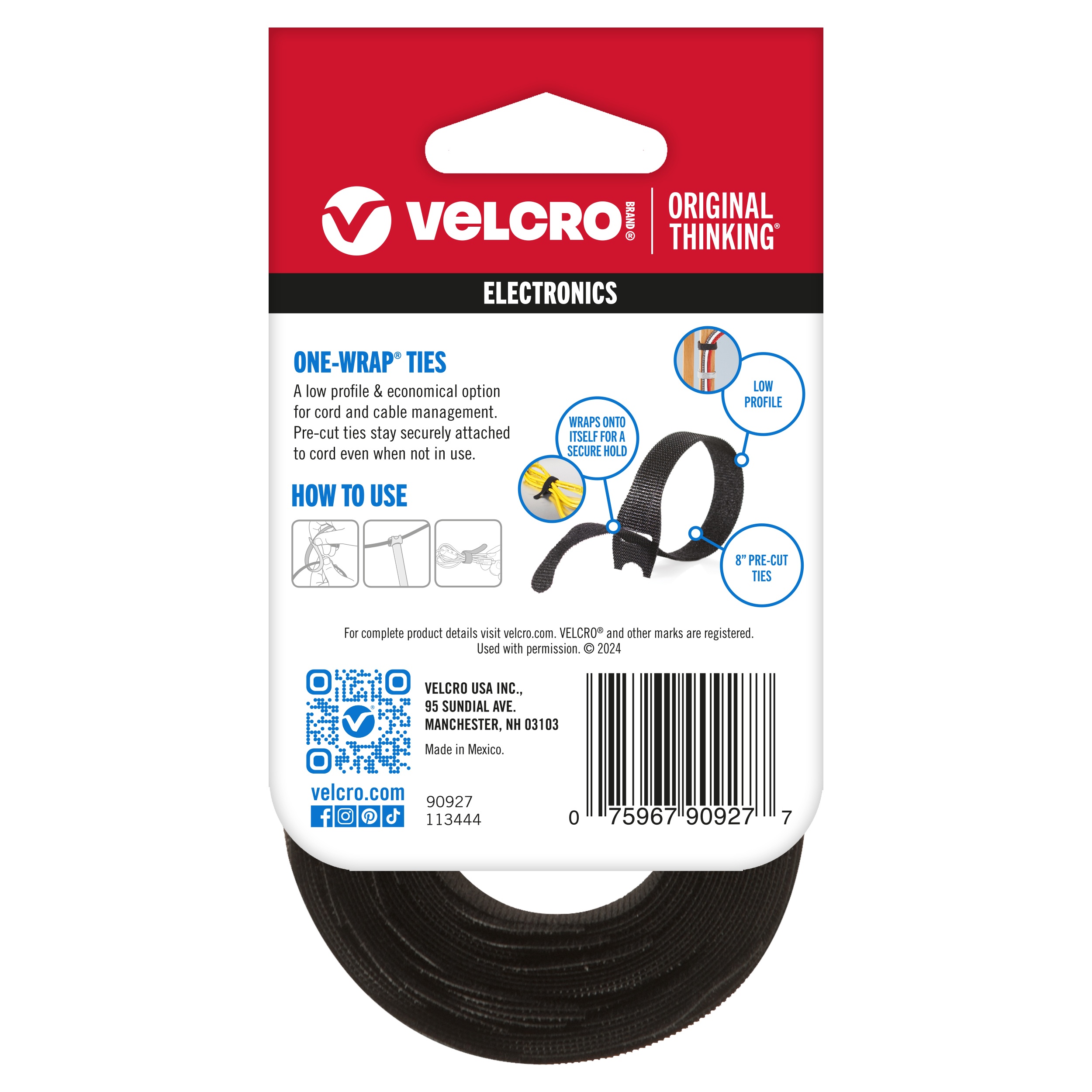 VELCRO(R) Brand ONE-WRAP(R) Thin Ties 8
