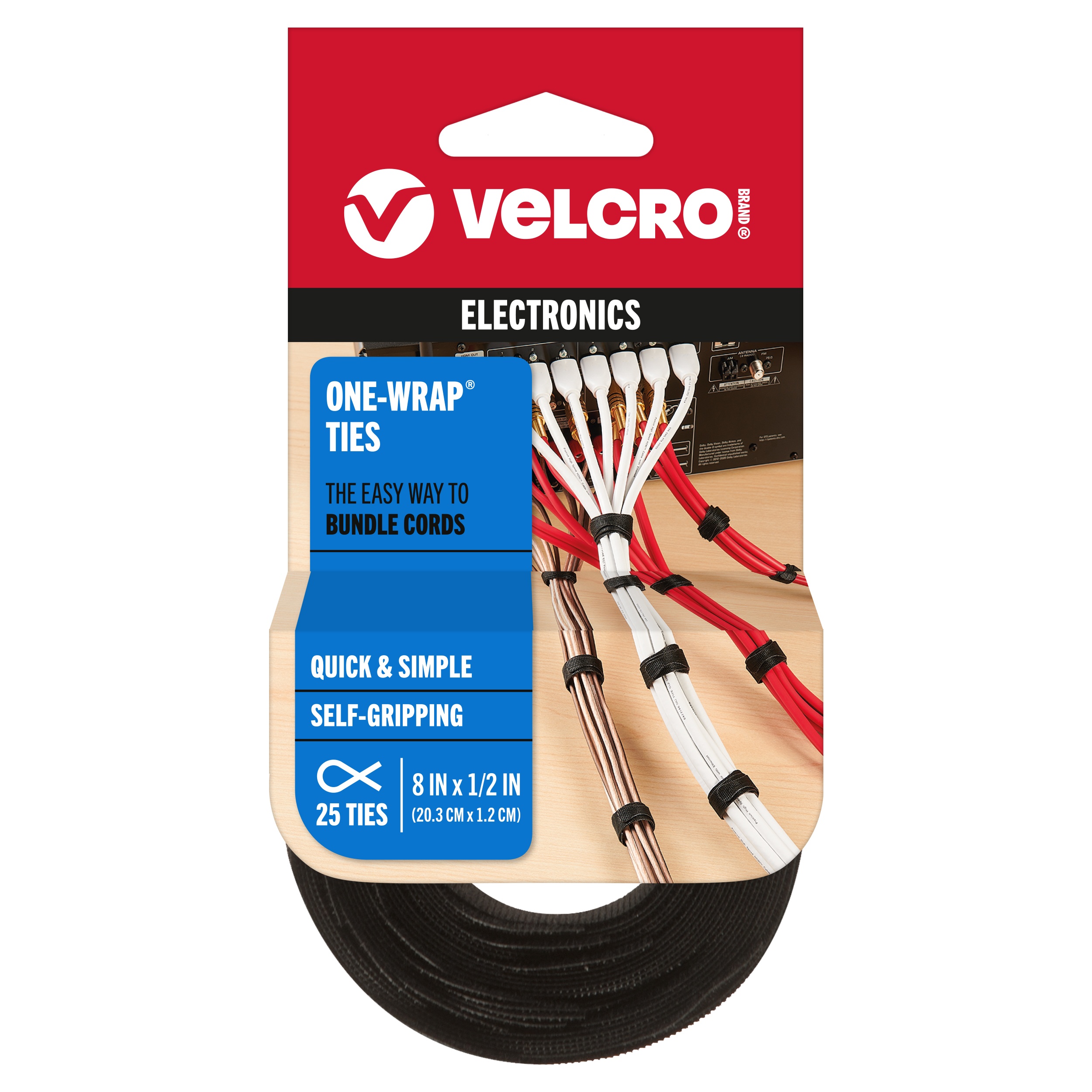 VELCRO(R) Brand ONE-WRAP(R) Thin Ties 8
