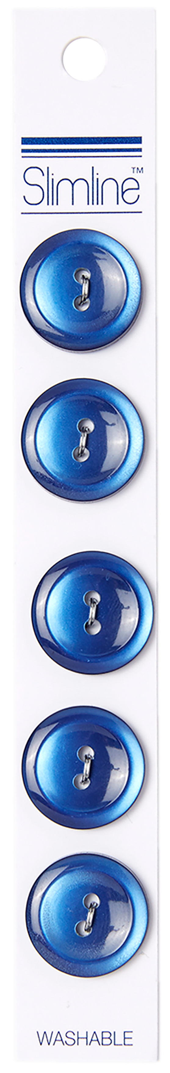 Slimline Buttons Series 1 Navy 2-Hole 3/4