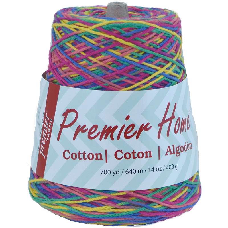 Home Cotton Yarn - Multi Cone Rainbow