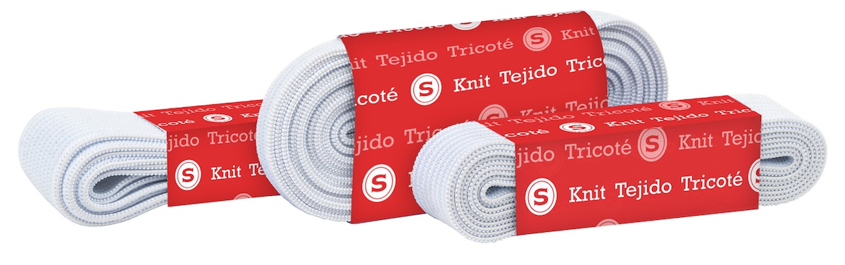 Quick Drying Polyester Elastic 3/Pkg White