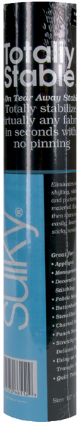 Totally Stable Iron-On Tear-Away Stabilizer Roll 12