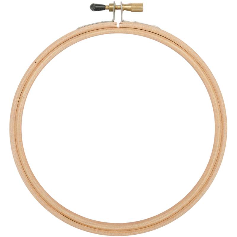 Wood Embroidery Hoop W/Round Edges 6