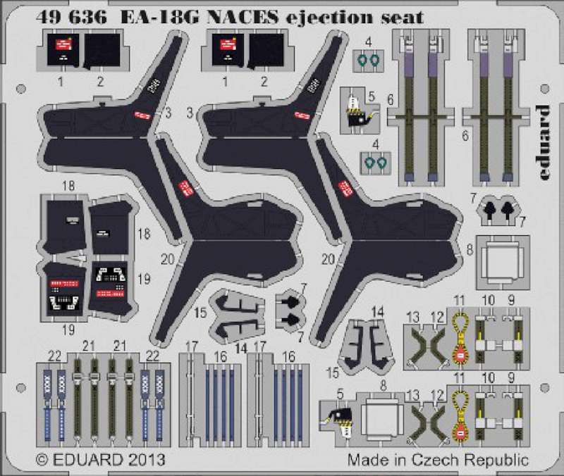 1/48 Aircraft- EA18G NACES Ejection Seat for ITA (Painted) (D)