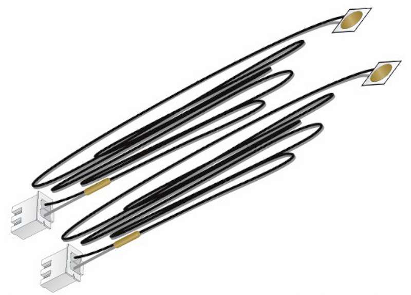 Just Plug: Warm White Stick-On LED Lights w/24 Cable (2)