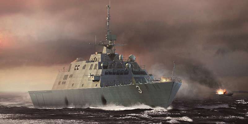 1/350 USS Fort Worth LCS3 Littoral Combat Ship