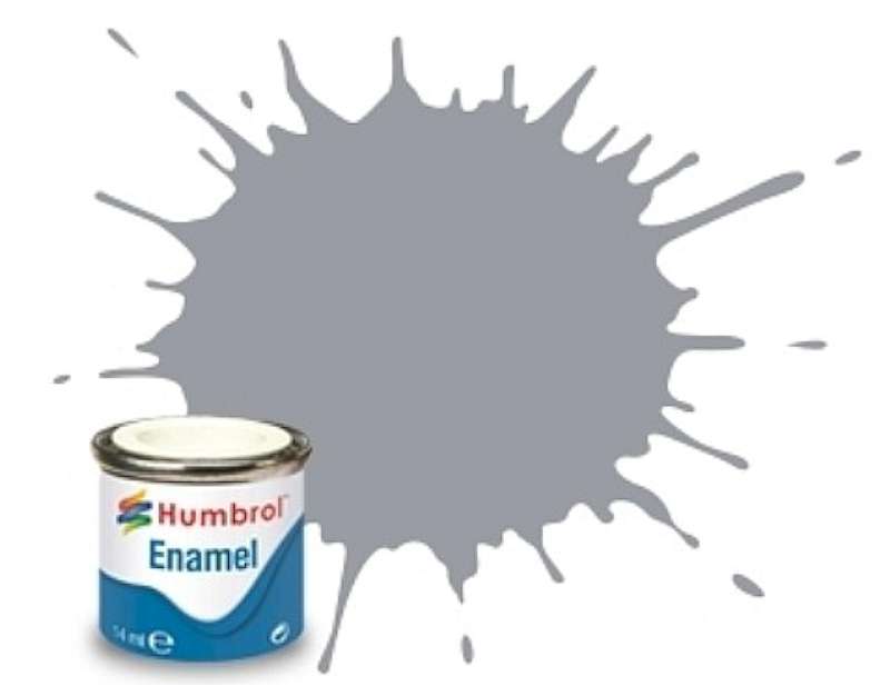 14ml. Enamel Matte Light Grey Tinlets (6)