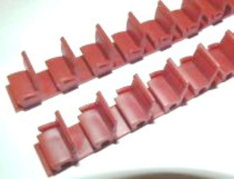HO Passenger Coach Seats Red 36 pack