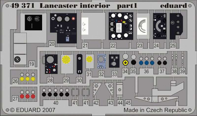 1/48 Aircraft- Lancaster Interior for TAM (Painted)