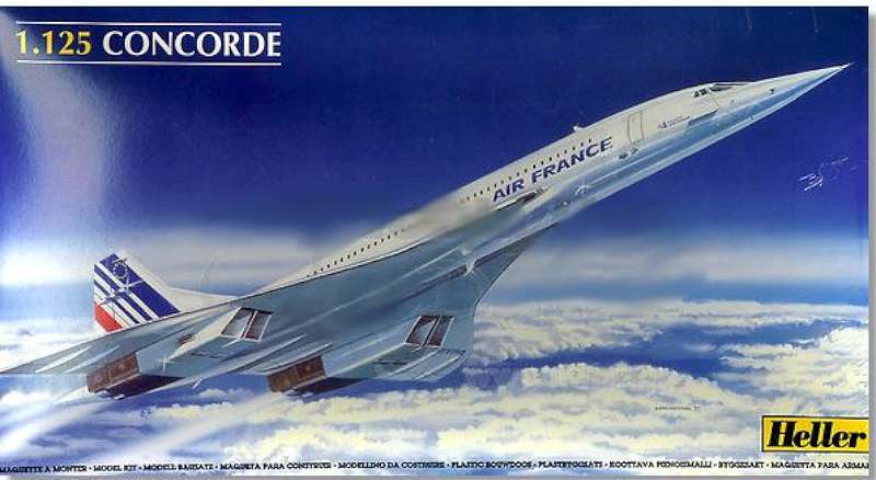 1/125 Concorde Air France Airliner
