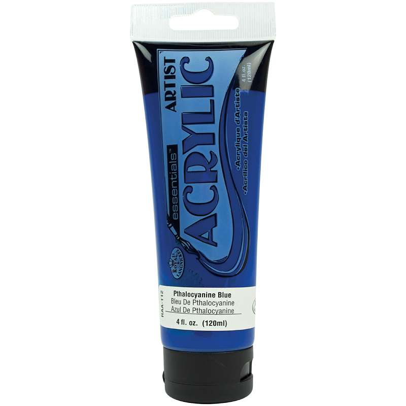 Essentials Acrylic Paint 4oz Pthalocaynine Blue