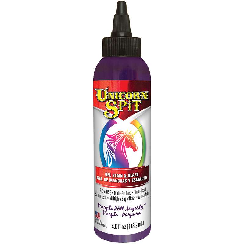 Unicorn Spit Wood Stain & Glaze 4oz Purple Hill Majesty