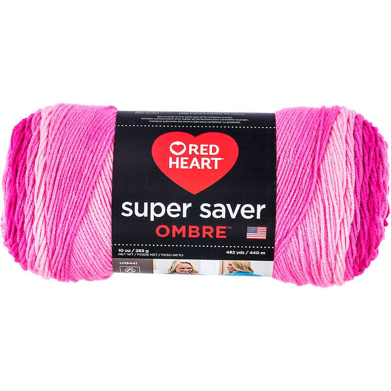Red Heart Super Saver Ombre Yarn Jazzy