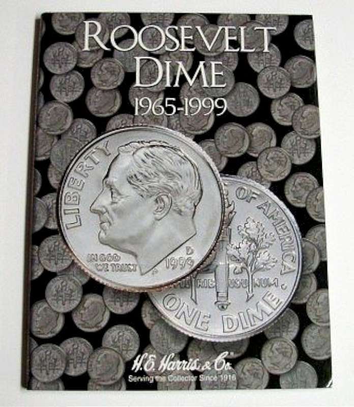 Roosevelt Dime 1965-1999 Coin Folder