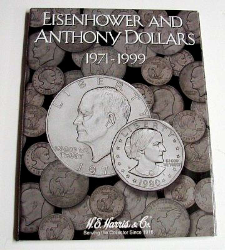 Eisenhower & Anthony Dollars 1971-1999 Coin Folder