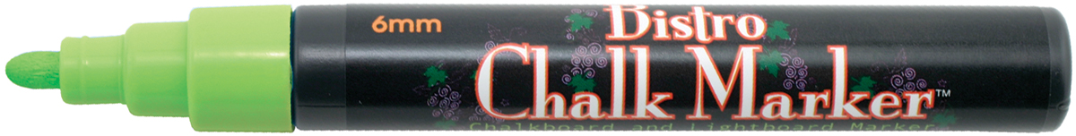 Bistro Chalk Marker 6mm Bullet Tip Fluorescent Green