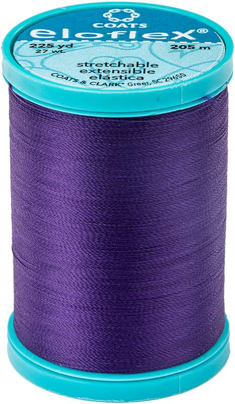 Eloflex Stretch Thread 225yd Purple