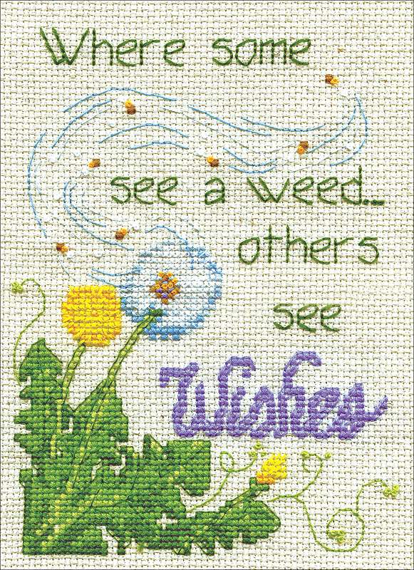 Dandelion Wishes Counted Cross Stitch Kit 5