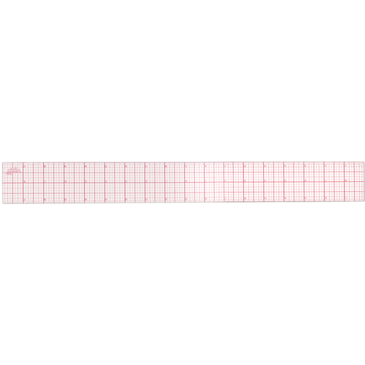 8ths Graph Beveled Ruler 18